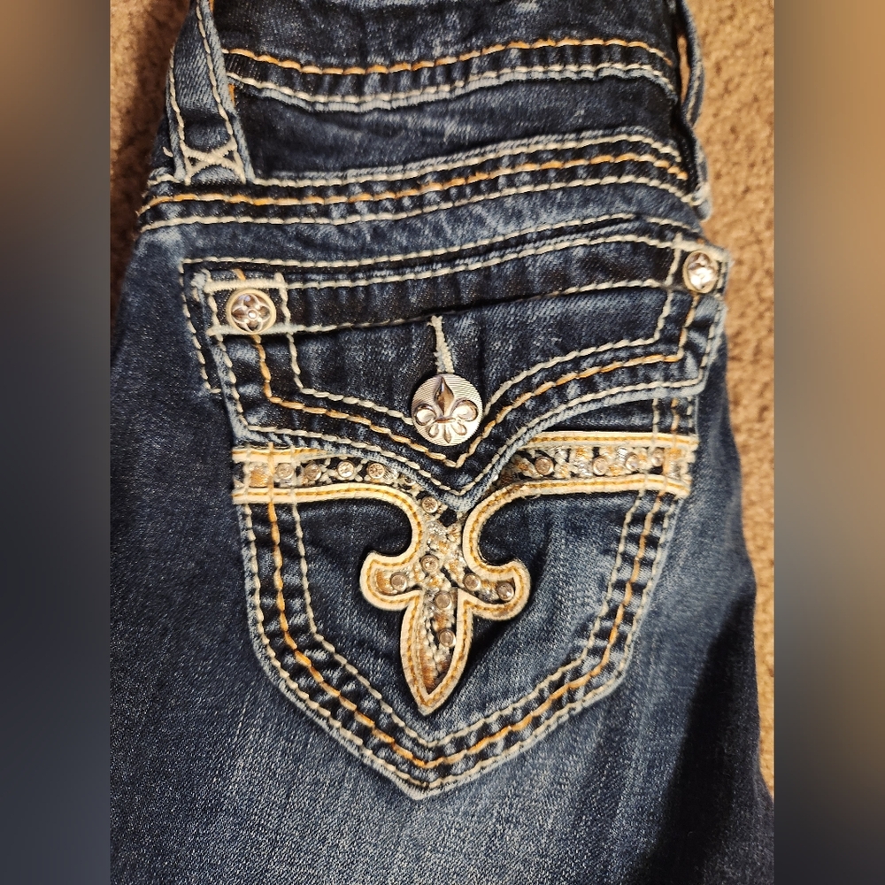 Size 25 Rock Revival Sophia Skinny Jeans